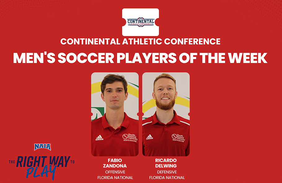 Florida National Sweeps CAC Men&rsquo;s Soccer Player of the Week Awards