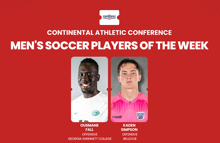 Strong Performances Close Out August CAC Men&rsquo;s Soccer Weekly Honorees