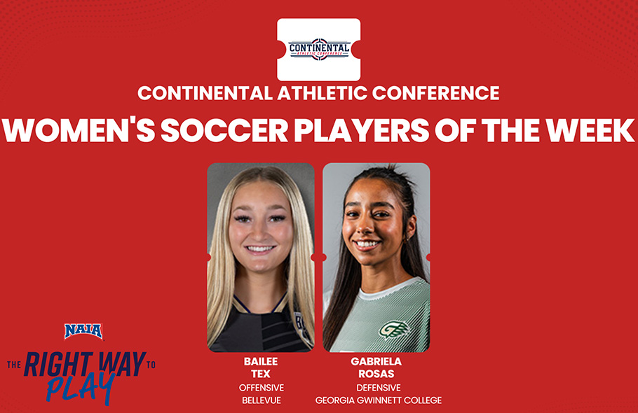 Strong Performances Lead to CAC Women&rsquo;s Soccer Player of the Week Awards