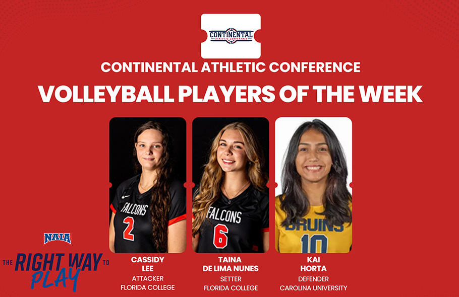 Florida College, Carolina Have CAC Women&rsquo;s Volleyball POW Recipients