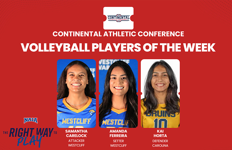 Strong Performances Earn CAC Women&rsquo;s Volleyball Weekly Accolades