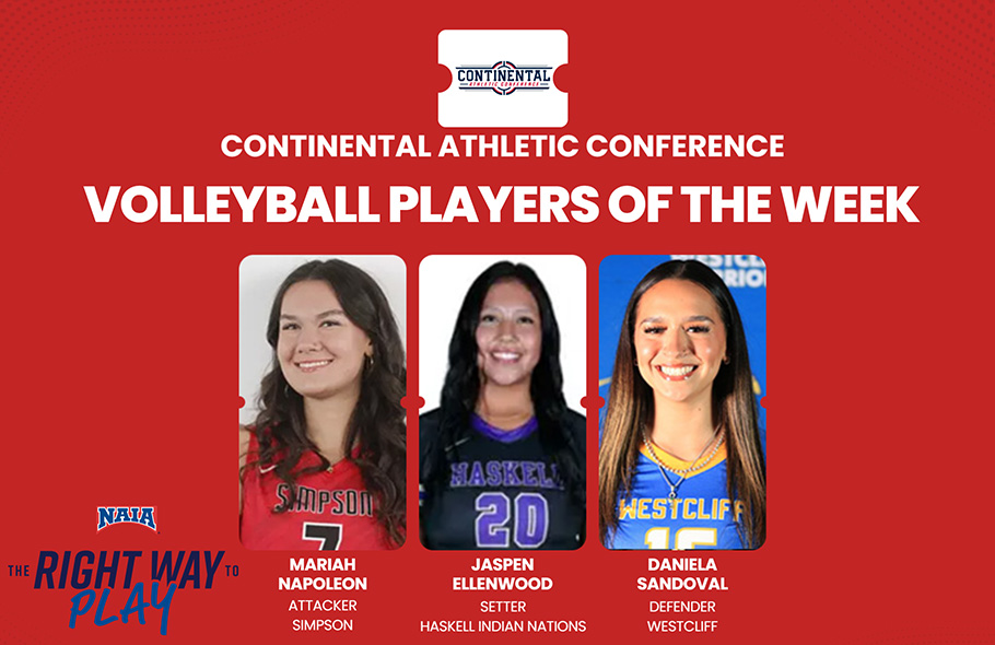 Strong Performances Open October with CAC Volleyball Weekly Awards