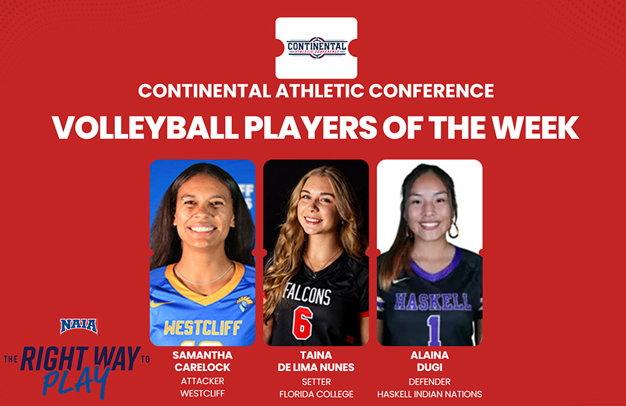 CAC Women&rsquo;s Volleyball Weekly Awards to Open November Schedule